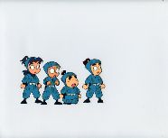 Kirimaru, Rantarou, Shinbei, Shouzaemon